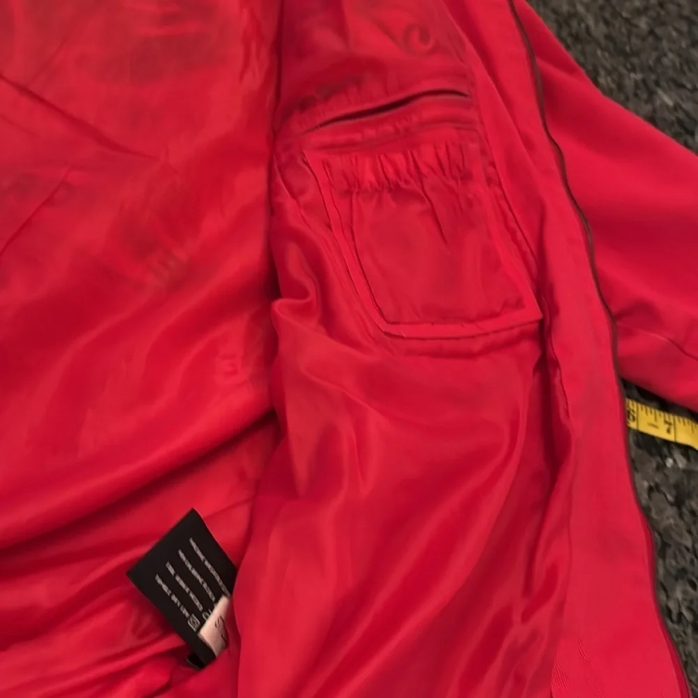 Pelle Pelle a club Red Jacket with Embroidered Design EUC 4XL